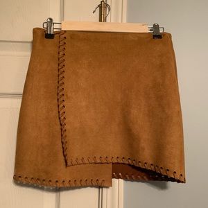 UO faux suede skirt